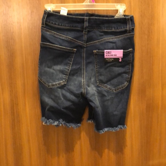 Urban Planet Denim Biker Shorts - Picture 2 of 2